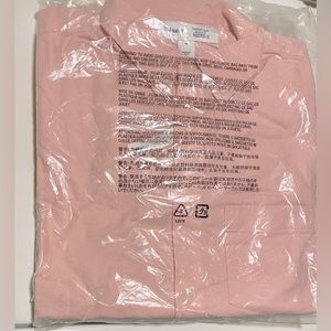 NWT Pink Old Navy Cotton button up long sleeve shirt - multiple sizes available